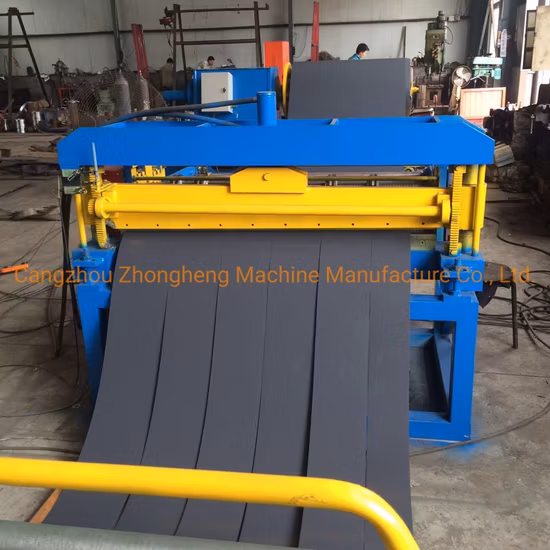 Linea di taglio per lamiera a spirale di tipo semplice tagliata alla linea di lunghezza